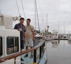 Mooloolaba Yacht Club. Bob and Craig